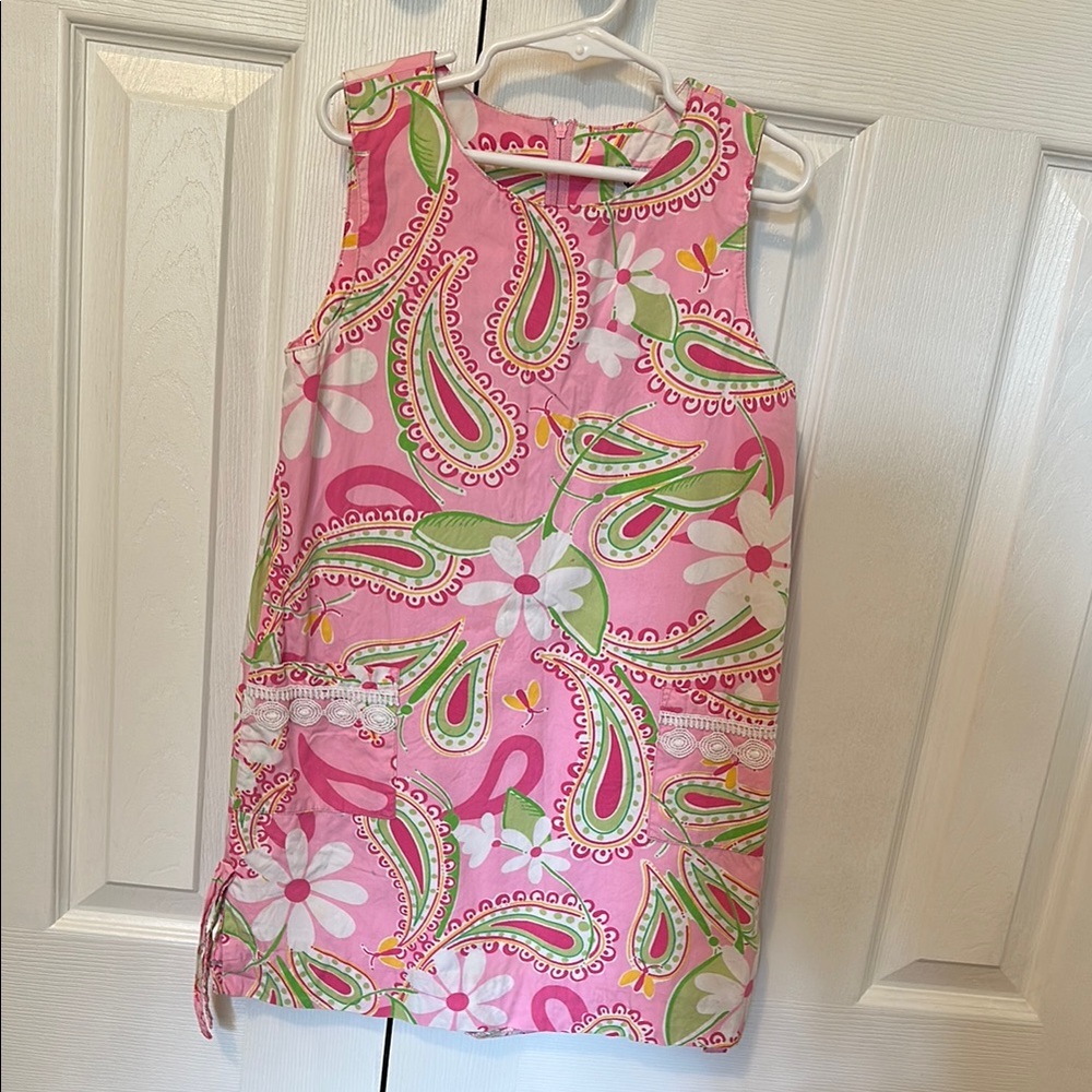 Pink Paisley Kids Sleeveless Top